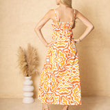 'Hallie' Print Maxi Dress