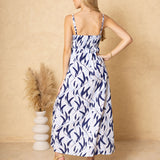 'Hallie' Print Maxi Dress