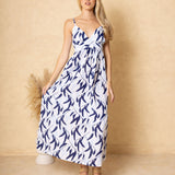 'Hallie' Print Maxi Dress