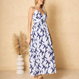 'Hallie' Print Maxi Dress