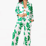 'Regina' Print Long Cotton Jacket
