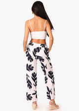 'Mallory' Flare Cotton Pants Print