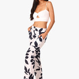 'Mallory' Flare Cotton Pants Print