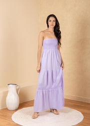'Bliss' Strapless Maxi Dress