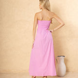 'Stella' Twist-Front Maxi Dress
