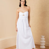 'Stella' Twist-Front Maxi Dress