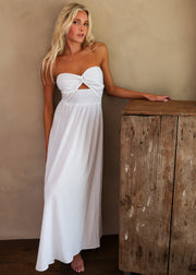 'Stella' Twist-Front Maxi Dress