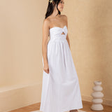 'Stella' Twist-Front Maxi Dress