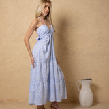 'Selene' Tiered Print Maxi Dress