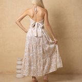 'Selene' Tiered Print Maxi Dress