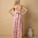 'Selene' Tiered Print Maxi Dress