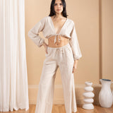 'Solana' Drawstring Wide Leg Pants