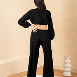 'Solana' Drawstring Wide Leg Pants