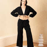 'Solana' Drawstring Wide Leg Pants