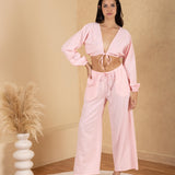 'Solana' Drawstring Wide Leg Pants