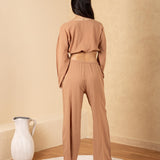 'Solana' Drawstring Wide Leg Pants