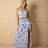 'Arielle' Print Maxi Skirt