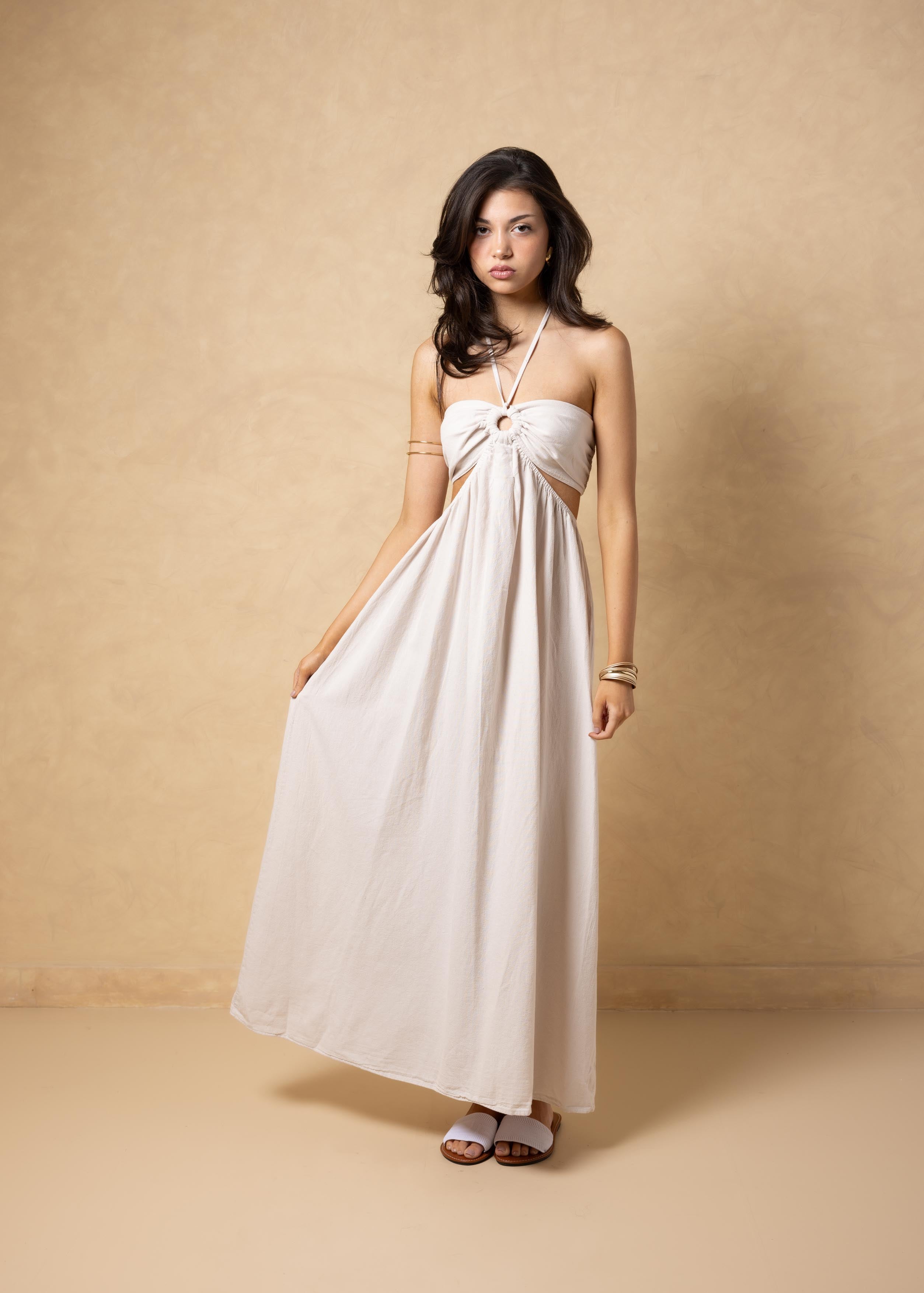 'Flavia' Cutout Maxi Dress