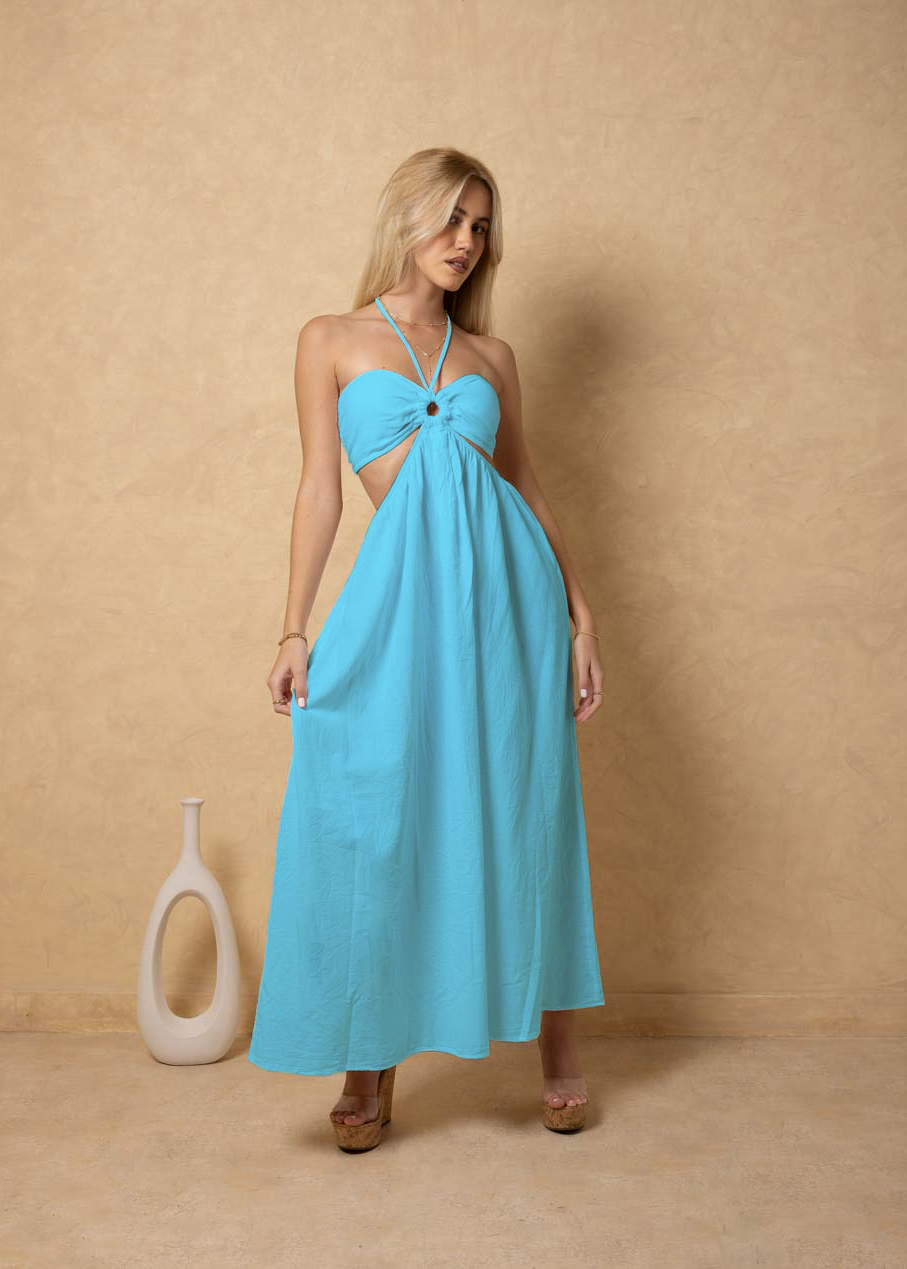 'Flavia' Cutout Maxi Dress