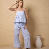 'Corinna' Babydoll Print Top