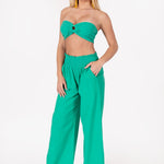 'Abby' Strapless Crop Top WOMEN'S TOP for women resort wear - Seaspice Resort Wear