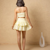 'Abby' Strapless Crop Top WOMEN'S TOP for women resort wear - Seaspice Resort Wear