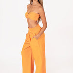 'Abby' Strapless Crop Top WOMEN'S TOP for women resort wear - Seaspice Resort Wear
