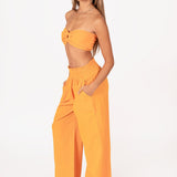 'Abby' Strapless Crop Top WOMEN'S TOP for women resort wear - Seaspice Resort Wear