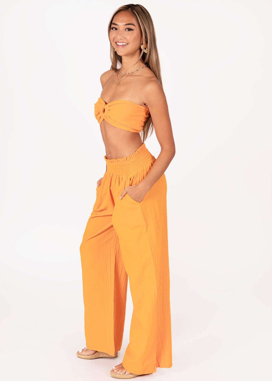 'Abby' Strapless Crop Top WOMEN'S TOP for women resort wear - Seaspice Resort Wear