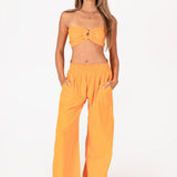 'Abby' Strapless Crop Top WOMEN'S TOP for women resort wear - Seaspice Resort Wear