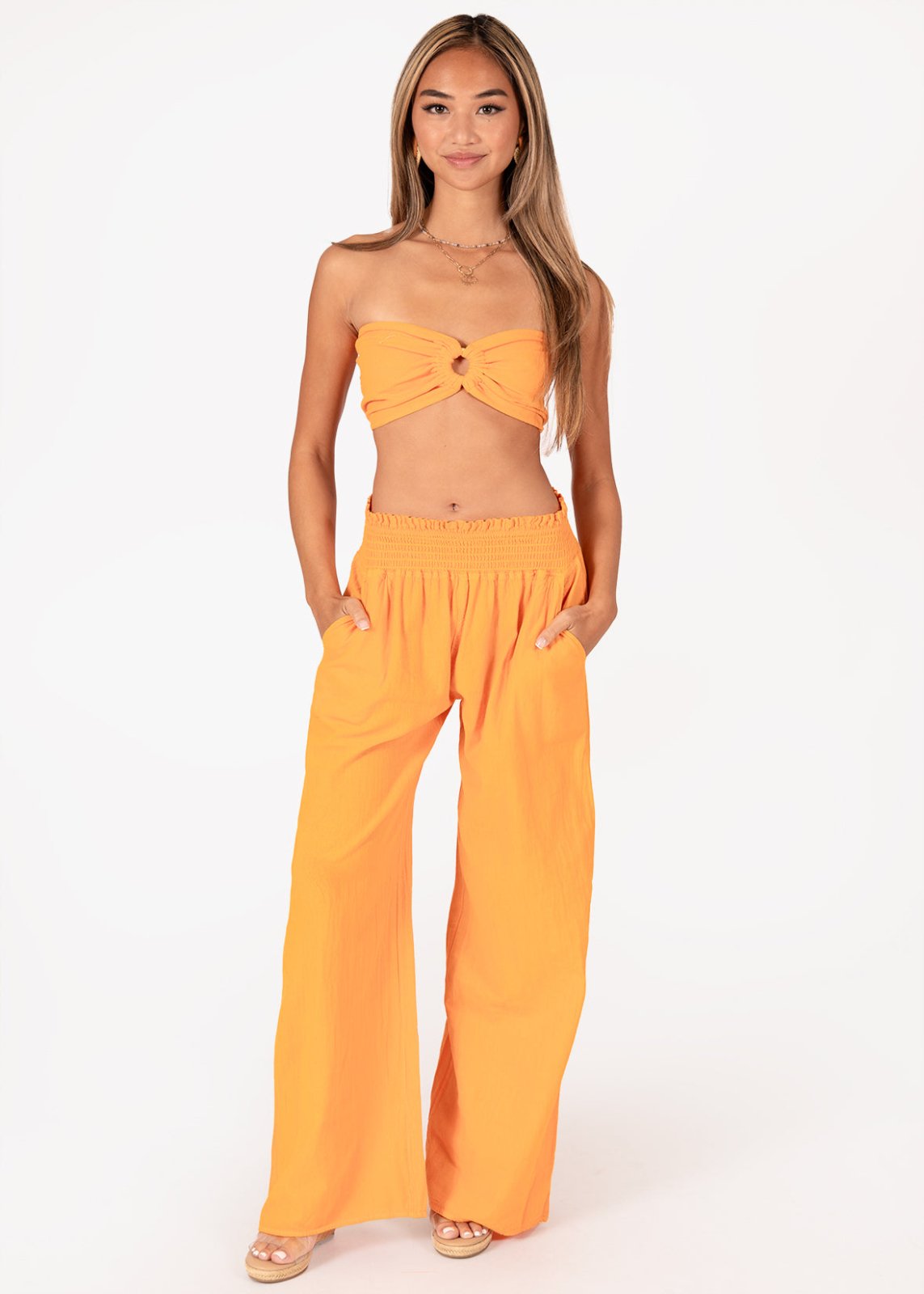 'Abby' Strapless Crop Top WOMEN'S TOP for women resort wear - Seaspice Resort Wear