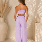 'Abby' Strapless Crop Top WOMEN'S TOP for women resort wear - Seaspice Resort Wear