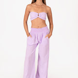 'Abby' Strapless Crop Top WOMEN'S TOP for women resort wear - Seaspice Resort Wear