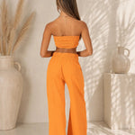 'Abby' Strapless Crop Top WOMEN'S TOP for women resort wear - Seaspice Resort Wear