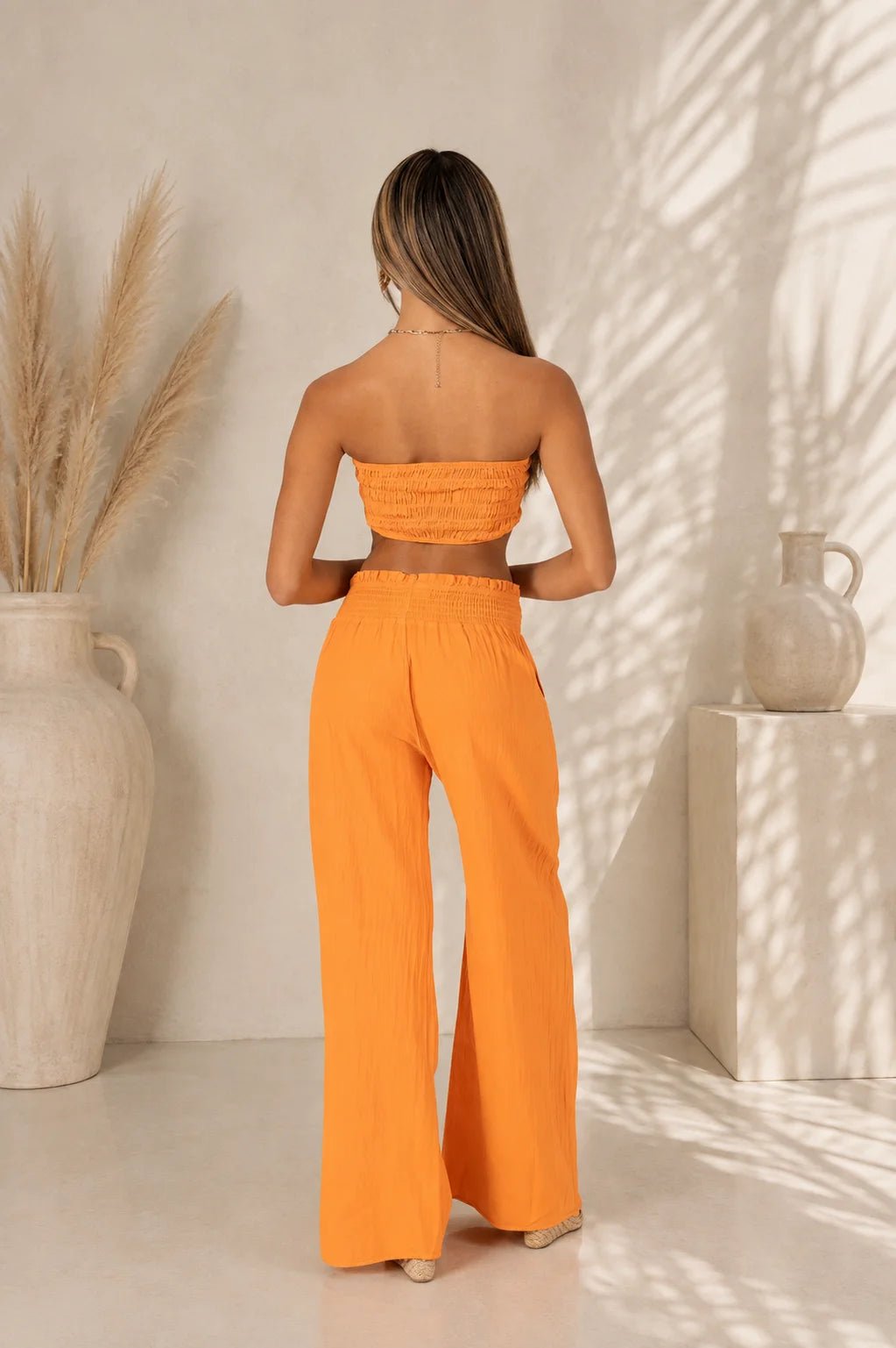 'Abby' Strapless Crop Top WOMEN'S TOP for women resort wear - Seaspice Resort Wear