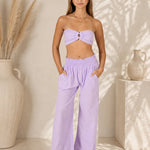 'Abby' Strapless Crop Top WOMEN'S TOP for women resort wear - Seaspice Resort Wear