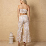 'Abby' Strapless Print Crop Top WOMEN'S TOP for women resort wear - Seaspice Resort Wear
