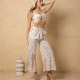 'Abby' Strapless Print Crop Top WOMEN'S TOP for women resort wear - Seaspice Resort Wear