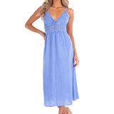 'Aisha' Tie-Back Midi Dress