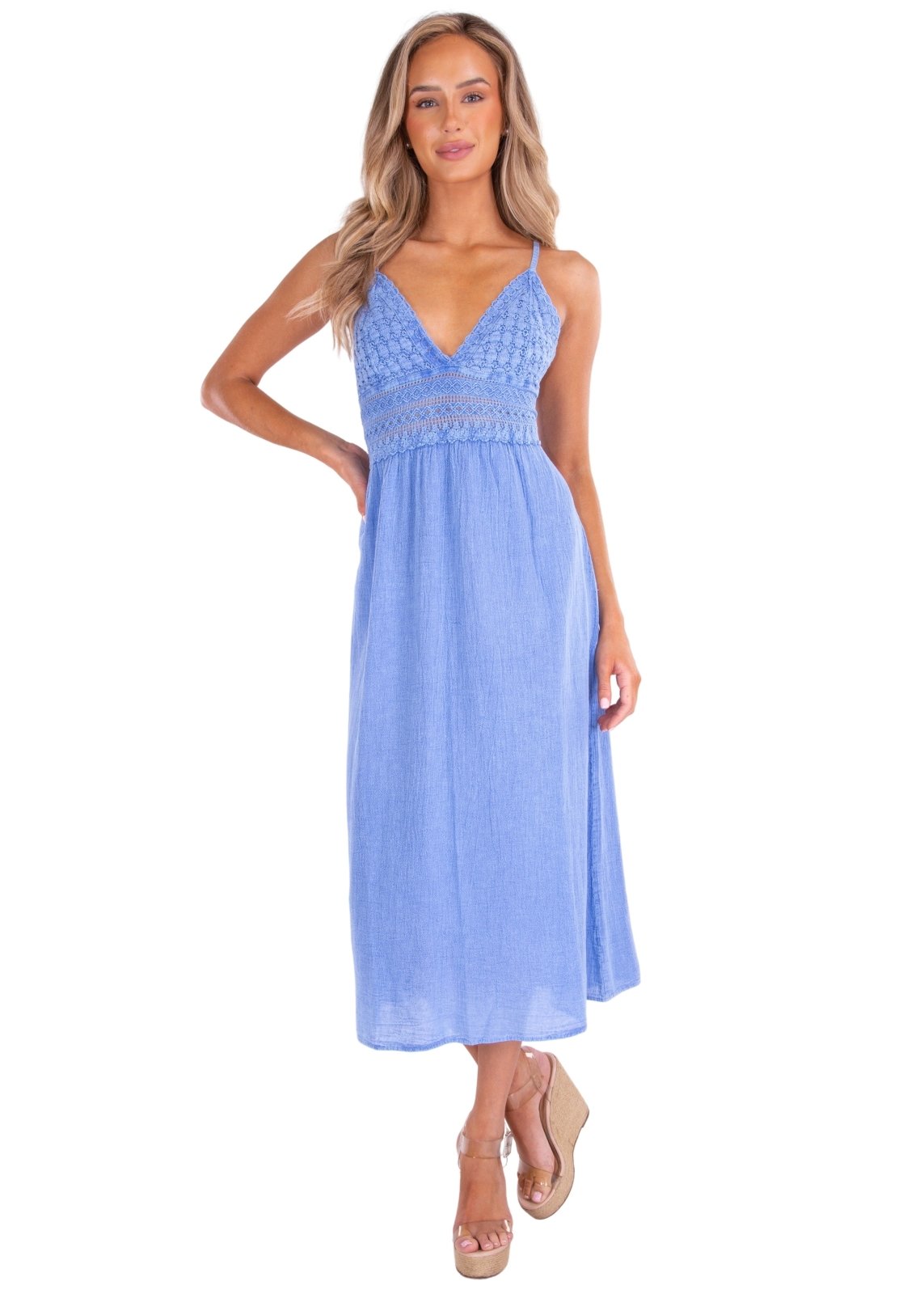 'Aisha' Tie - Back Midi Dress WOMEN'S DRESS for women resort wear - Seaspice Resort Wear