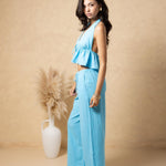 'Alaina' Tie Front Ruffle Top WOMEN'S TOP for women resort wear - Seaspice Resort Wear