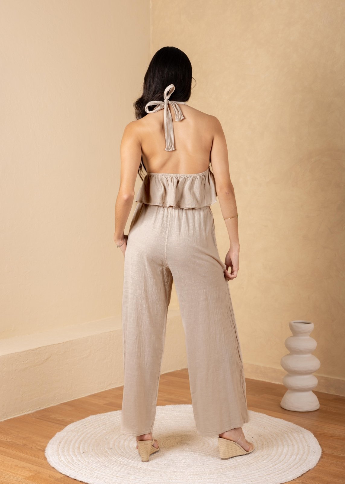 'Alaina' Tie Front Ruffle Top WOMEN'S TOP for women resort wear - Seaspice Resort Wear