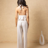 'Alaina' Tie Front Ruffle Top WOMEN'S TOP for women resort wear - Seaspice Resort Wear