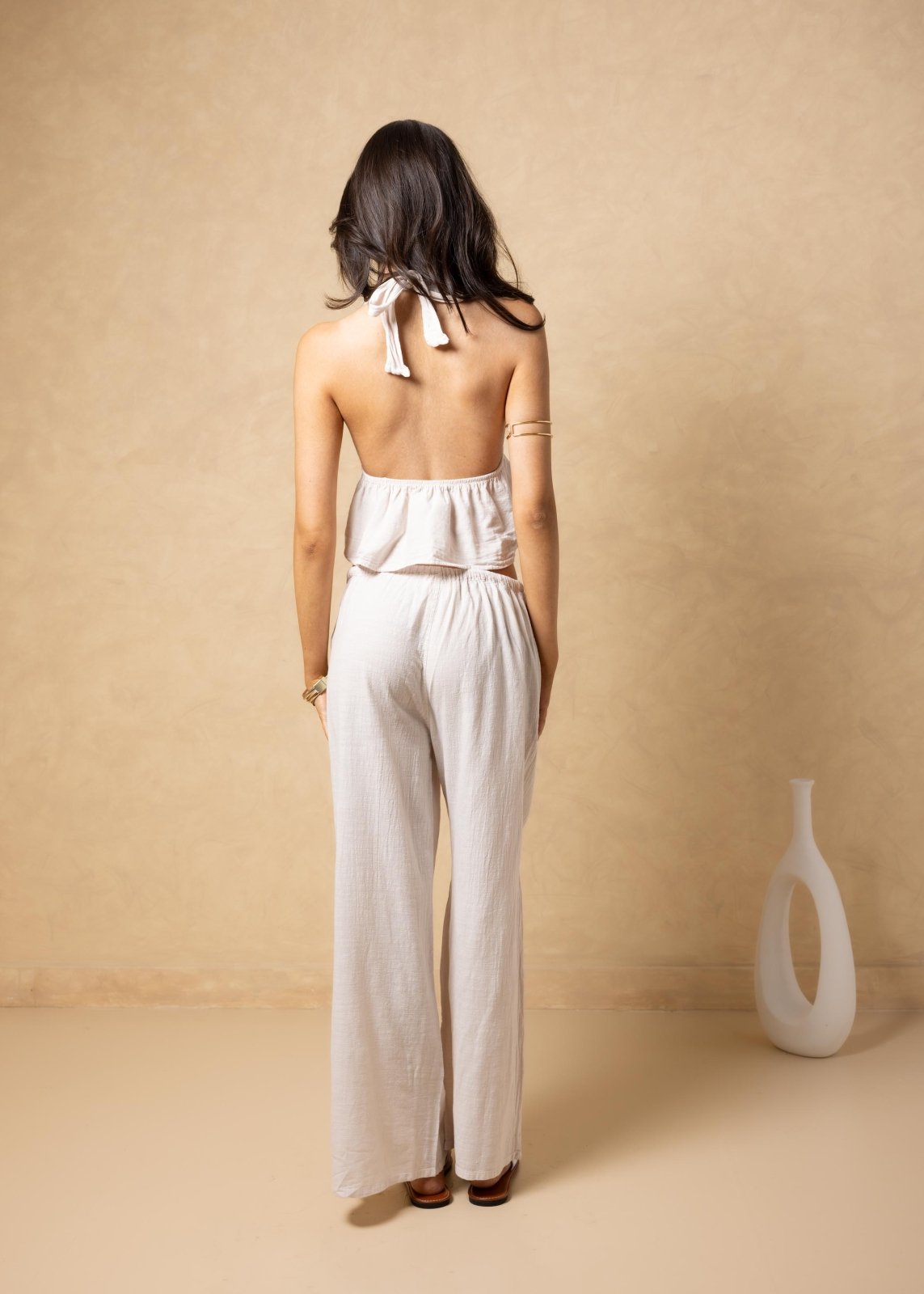 'Alaina' Tie Front Ruffle Top WOMEN'S TOP for women resort wear - Seaspice Resort Wear