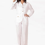 'Alessia' Long Cotton Jacket WOMEN'S JACKET for women resort wear - Seaspice Resort Wear