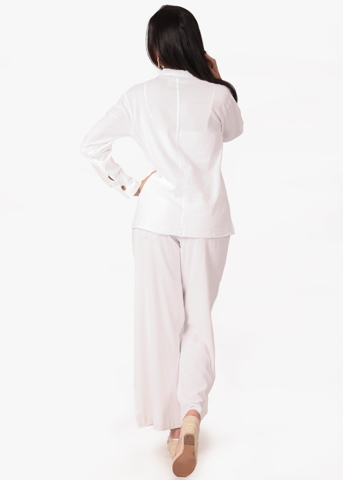 'Alessia' Long Cotton Jacket WOMEN'S JACKET for women resort wear - Seaspice Resort Wear