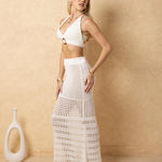 ‘Alma’ Crochet Maxi Skirt WOMEN'S SKIRT for women resort wear - Seaspice Resort Wear