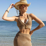 ‘Alma’ Crochet Ring Top WOMEN'S TOP for women resort wear - Seaspice Resort Wear