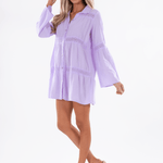 'Alma' Long Sleeve Mini Dress WOMEN'S DRESS for women resort wear - Seaspice Resort Wear