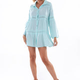'Alma' Long Sleeve Mini Dress WOMEN'S DRESS for women resort wear - Seaspice Resort Wear